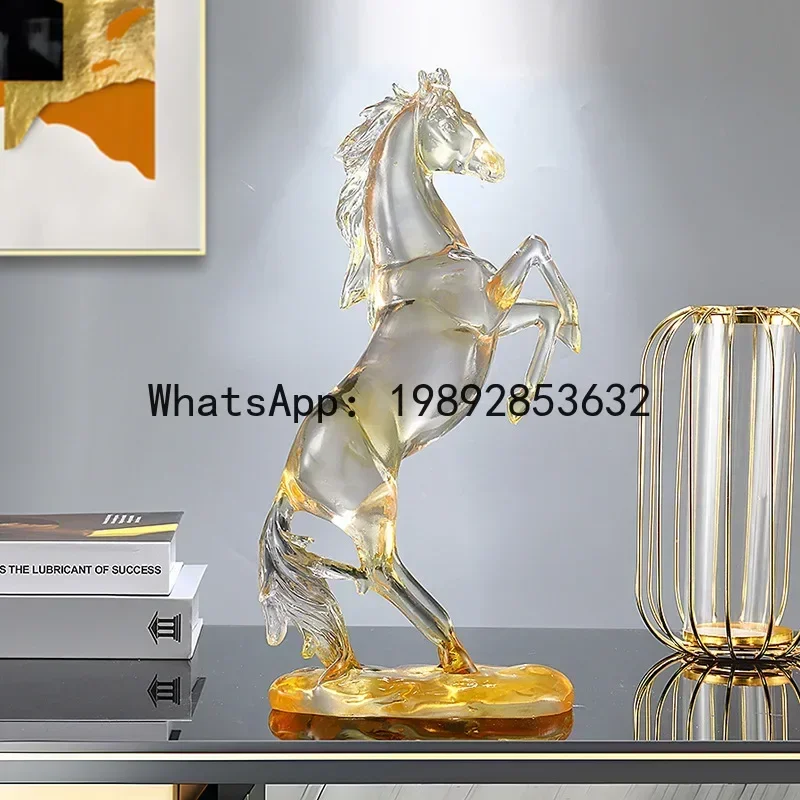k18 Resin Handicrafts Simulation Animal Sculpture Horse Ornament Transparent Colored Horse Decorative Figurines Home Decorati
k18 Resin Handicrafts Simulation Animal Sculpture Horse Ornament Transparent Colored Horse Decorative Figurines Home Decorati