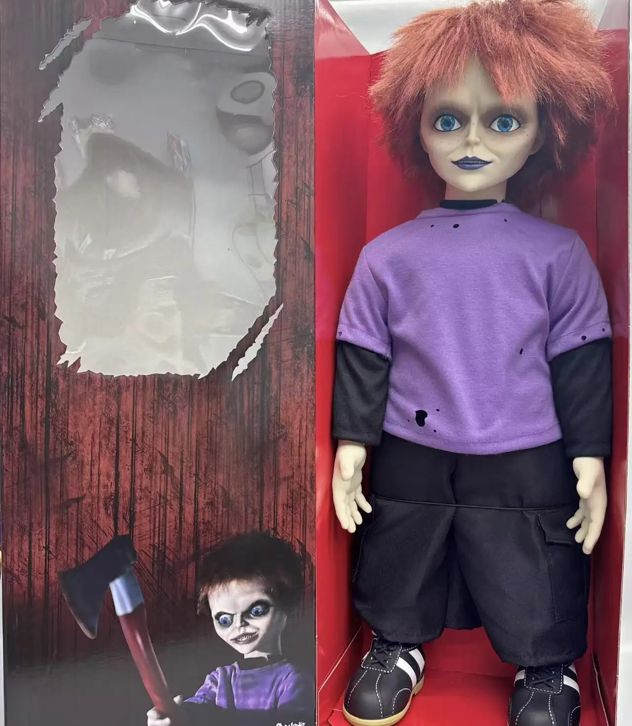 Коллекционная интерактивная фигурка Чаки (Glen Doll Spirit) из фильма «Детские игры», 24 дюйма, классическая кинокартина, подарок для взрослых, YH185
Коллекционная интерактивная фигурка Чаки (Glen Doll Spirit) из фильма «Детские игры», 24 дюйма, классическая кинокартина, подарок для взрослых, YH185