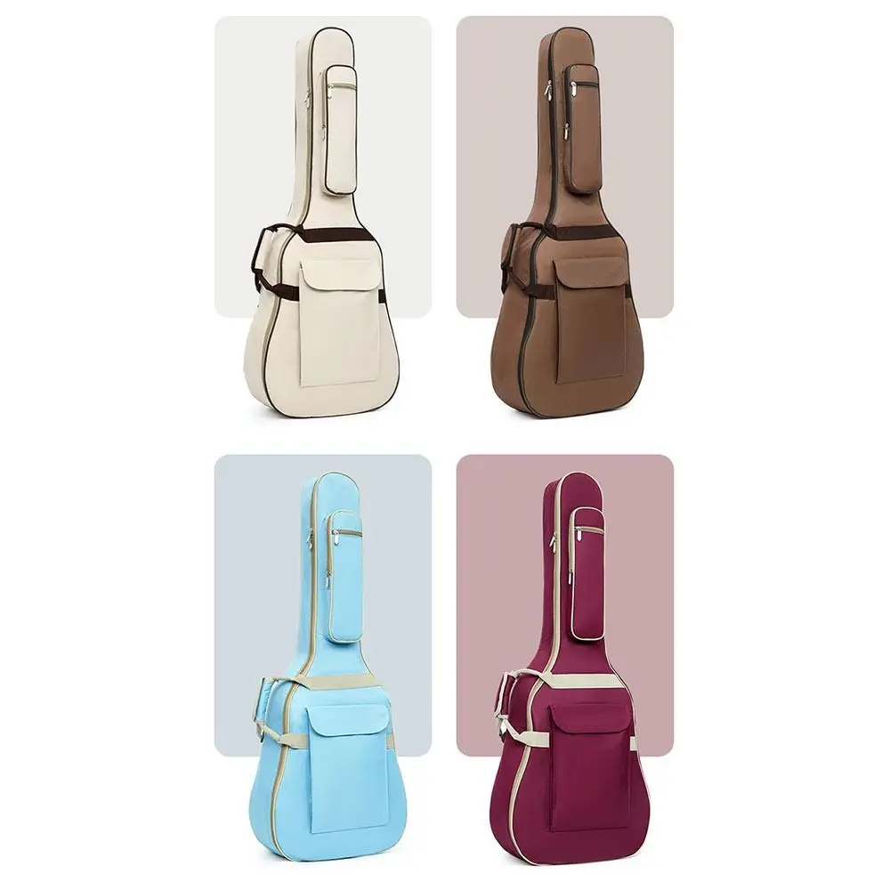 Double Shoulder Strap 41 Inch Guitar Bag 10 MM Thick Sponge with Side Handle Soft Guitar Case Thicken Waterproof
Double Shoulder Strap 41 Inch Guitar Bag 10 MM Thick Sponge with Side Handle Soft Guitar Case Thicken Waterproof