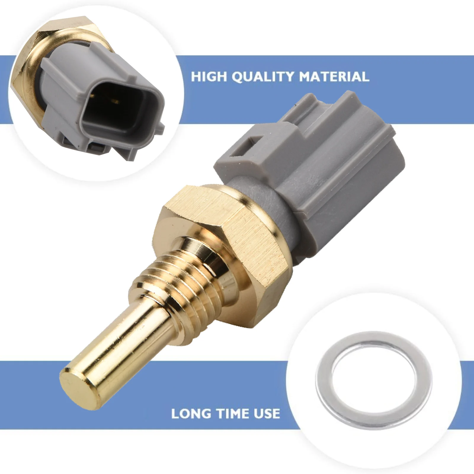 ECT Sensor 89422-20010 89422-33020 Engine Coolant Temperature Sensor 2 Pin for Toyota Lexus Camry Corolla 4Runner 1987-2009
ECT Sensor 89422-20010 89422-33020 Engine Coolant Temperature Sensor 2 Pin for Toyota Lexus Camry Corolla 4Runner 1987-2009