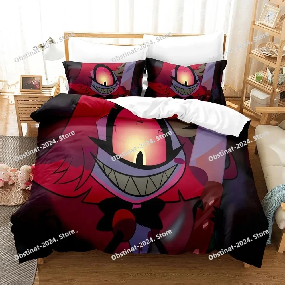 Fashion Cartoon Hazbin Hotel Bedding Set Duvet Cover Set With Pillowcase Twin Full Queen King Bedclothes Bed Linen Home Textiles
Fashion Cartoon Hazbin Hotel Bedding Set Duvet Cover Set With Pillowcase Twin Full Queen King Bedclothes Bed Linen Home Textiles