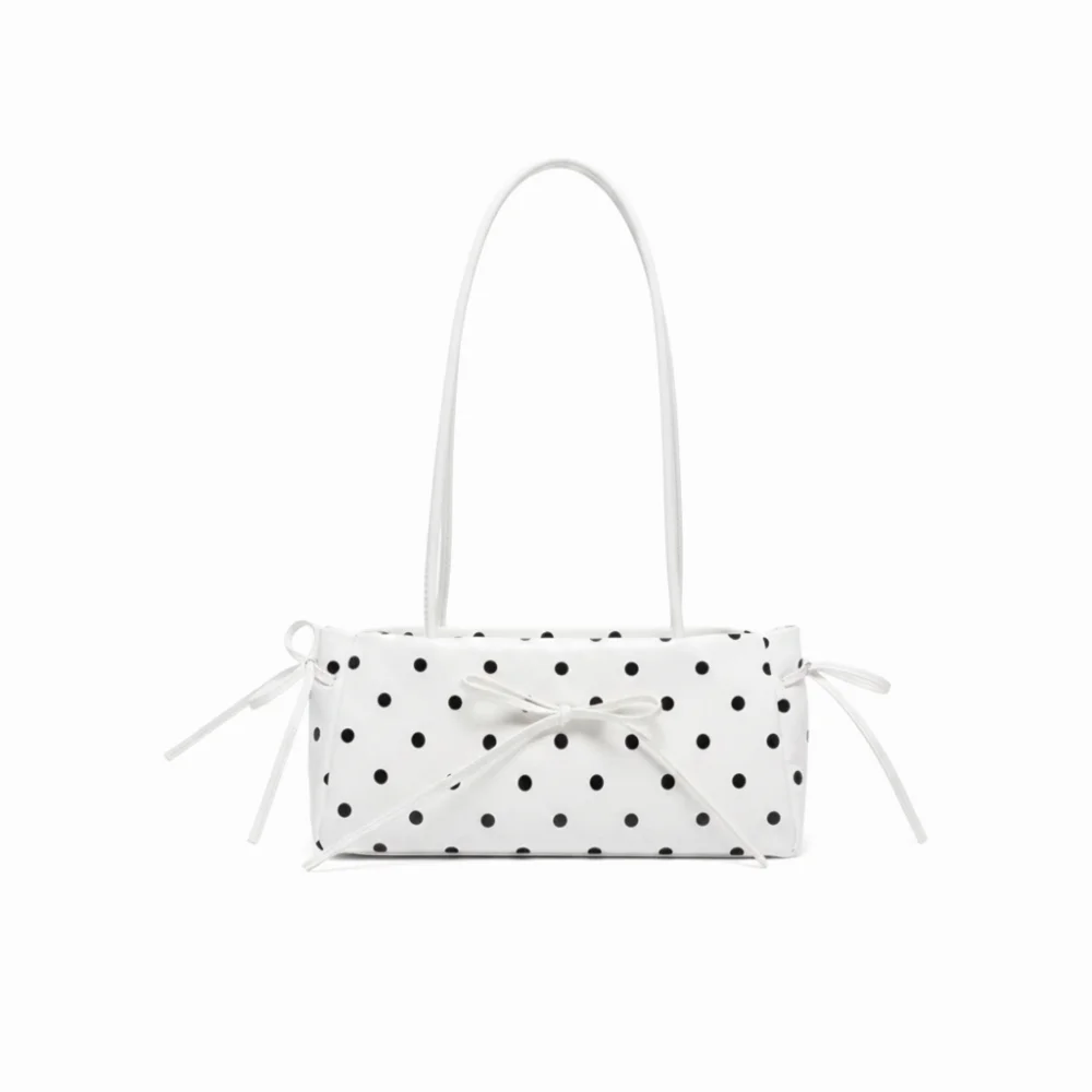Elegant Polka Dot Underarm Bag Glossy Finish Minimalist Design PU Bow Shoulder Bag Long Shoulder Strap Slim Rectangular Handbag
Elegant Polka Dot Underarm Bag Glossy Finish Minimalist Design PU Bow Shoulder Bag Long Shoulder Strap Slim Rectangular Handbag