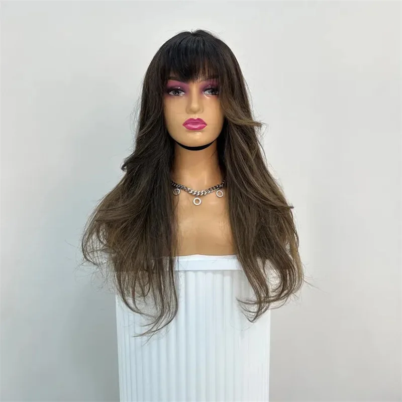 Бежевый парик с прямой стрижкой и челкой, синтетический, легко надеваемый, для людей с алопецией, реалистичный, естественный вид, дышащий парик с прядями по краям
Бежевый парик с прямой стрижкой и челкой, синтетический, легко надеваемый, для людей с алопецией, реалистичный, естественный вид, дышащий парик с прядями по краям