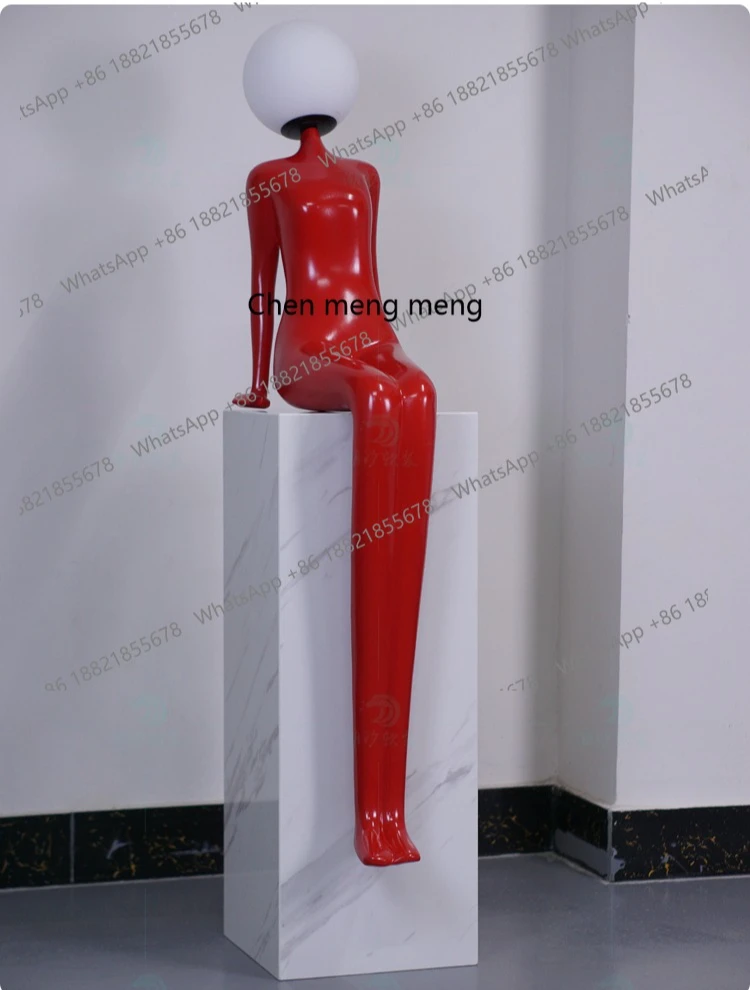 Humanoid art sculpture Large abstract figure Sitting porch Living room, ornaments
Humanoid art sculpture Large abstract figure Sitting porch Living room, ornaments