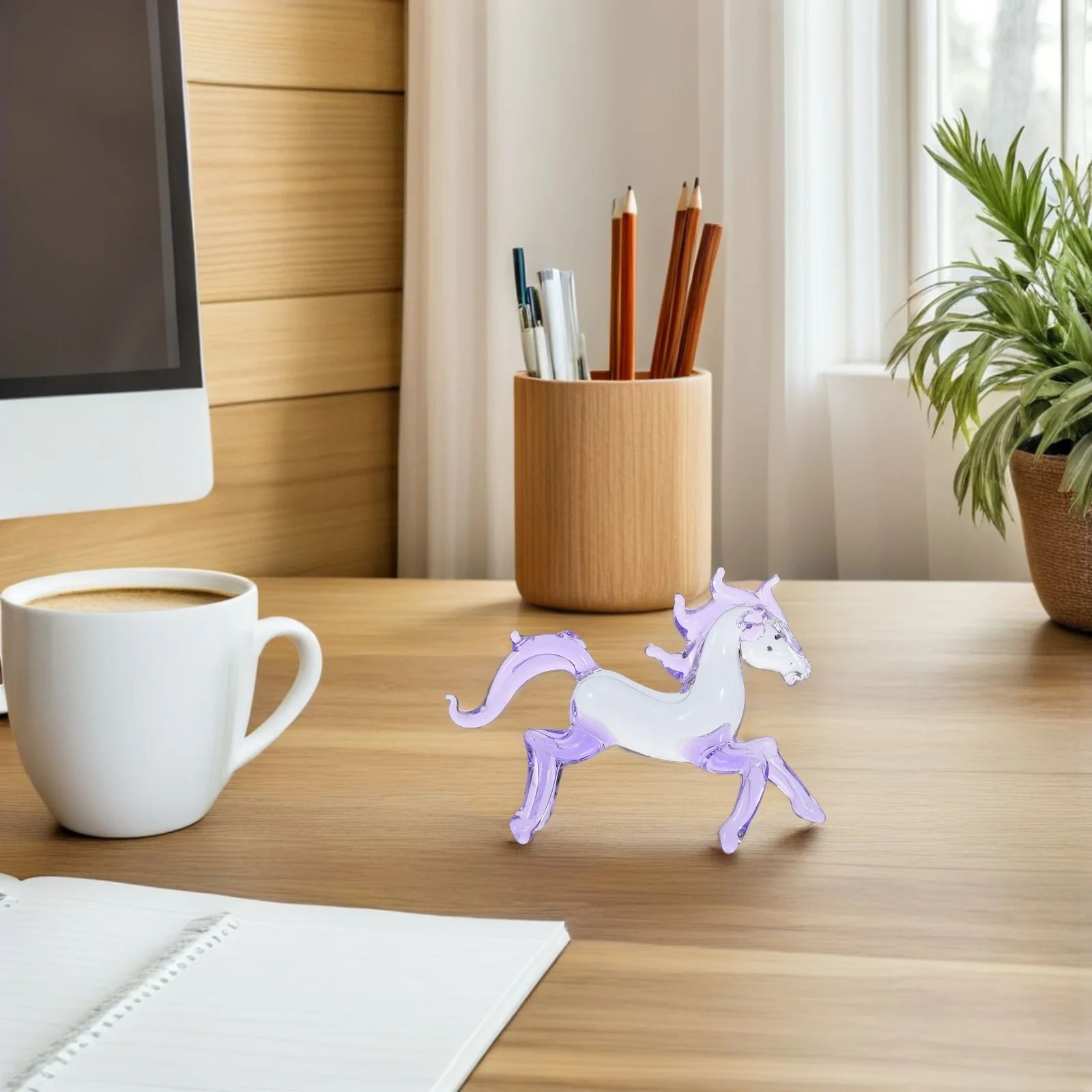 Purple Crystal Horse Sculpture for Tabletop Decor - Symbolic Success Ornament for Office Home Desktop Decoration
Purple Crystal Horse Sculpture for Tabletop Decor - Symbolic Success Ornament for Office Home Desktop Decoration