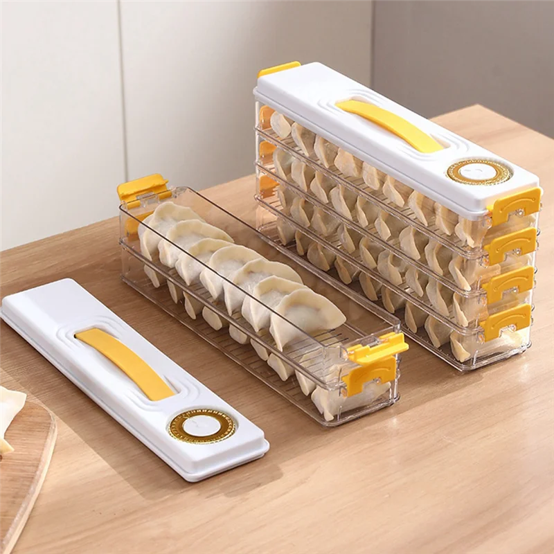 ABJT-1 PCS Space Saving Dumplings Keeping Storage Box Multi Layer Non-Stick With Date Record
ABJT-1 PCS Space Saving Dumplings Keeping Storage Box Multi Layer Non-Stick With Date Record