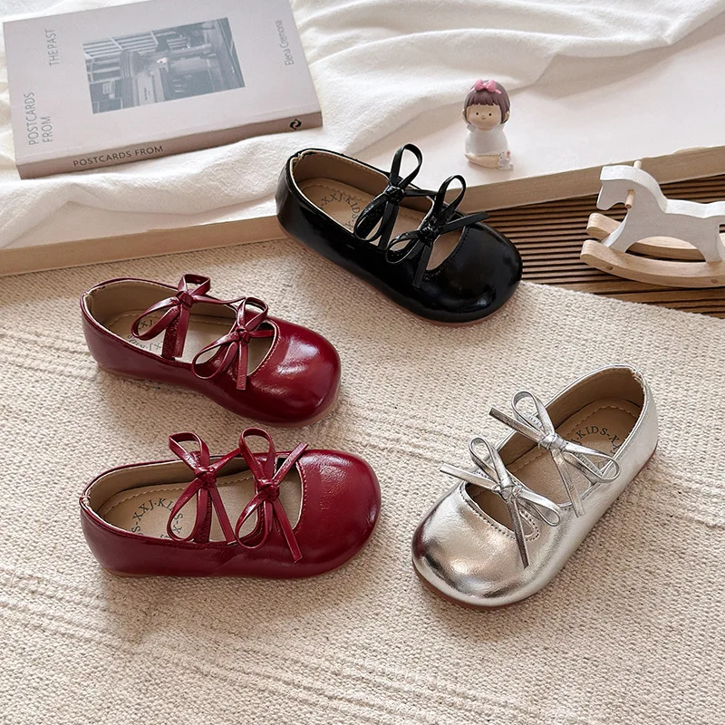 Kids Girls Leather Shoes Spring Autumn Bow Princess Shoes Little Dance Performance Flats Soft Sole Loafers Children's Shoes
Kids Girls Leather Shoes Spring Autumn Bow Princess Shoes Little Dance Performance Flats Soft Sole Loafers Children's Shoes