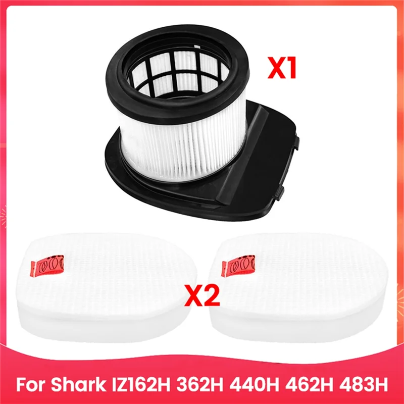 COME 3PCS Vacuum Filter Kit For Shark IZ162H 362H 440H 462H 483H Vacuum Cleaner Accessories Replacement
COME 3PCS Vacuum Filter Kit For Shark IZ162H 362H 440H 462H 483H Vacuum Cleaner Accessories Replacement
