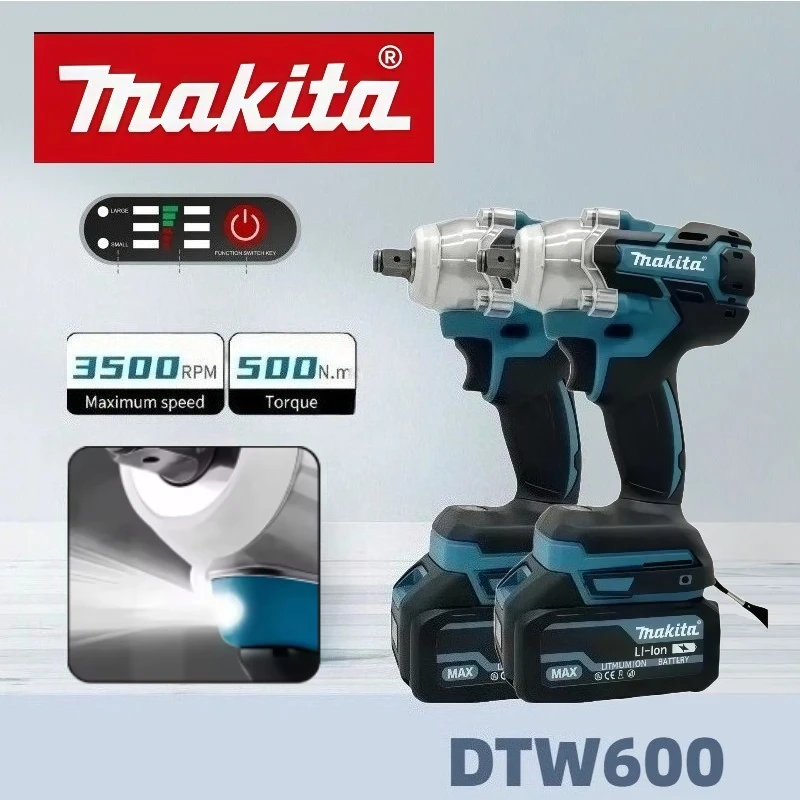 Ударный гайковерт Makita DTW600 18В, бесщеточный, аккумуляторный, для авторемонта, с высоким крутящим моментом, перезаряжаемый инструмент
Ударный гайковерт Makita DTW600 18В, бесщеточный, аккумуляторный, для авторемонта, с высоким крутящим моментом, перезаряжаемый инструмент