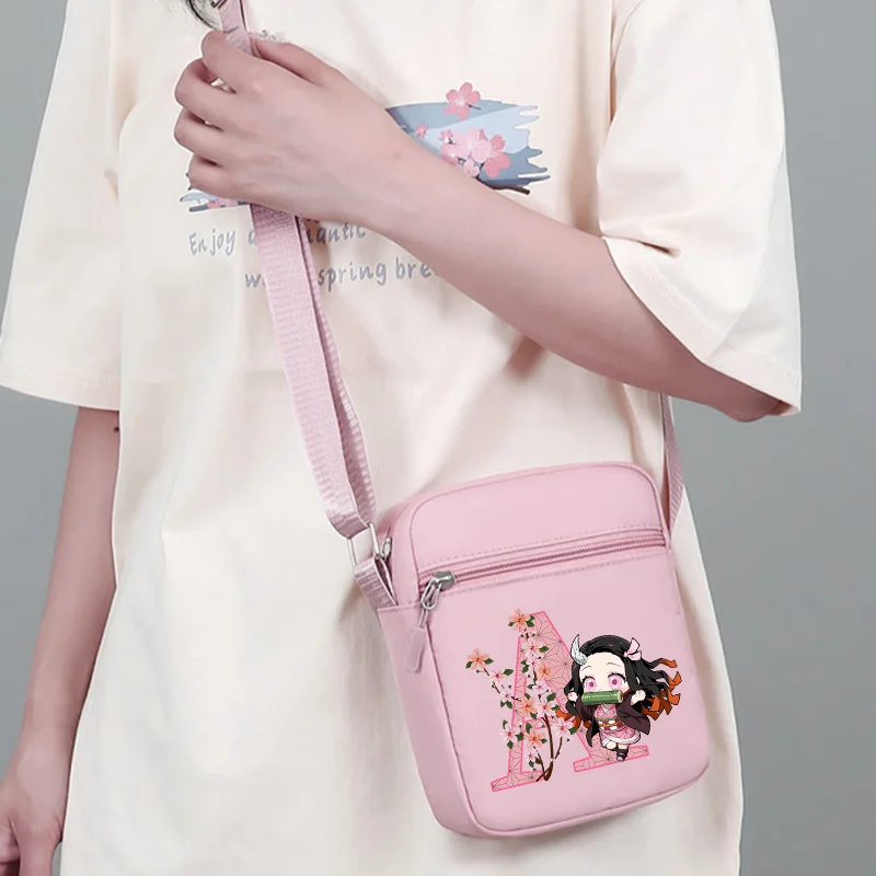 Demon Slayer Crossbody Bag Anime Nezuko Student Supplies Creative Square Letter A-z Shoulder Pack Handbag Fashion Birthday Gift
Demon Slayer Crossbody Bag Anime Nezuko Student Supplies Creative Square Letter A-z Shoulder Pack Handbag Fashion Birthday Gift