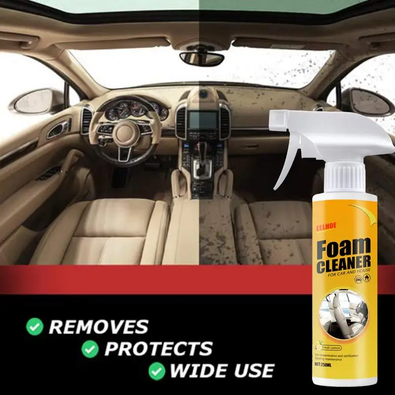 Car Foam Cleaner Auto Interior Cleaning Agent CeilingDash Leather Plastic Flannel Woven Fabric Water-free Strong Cleaning Agent
Car Foam Cleaner Auto Interior Cleaning Agent CeilingDash Leather Plastic Flannel Woven Fabric Water-free Strong Cleaning Agent