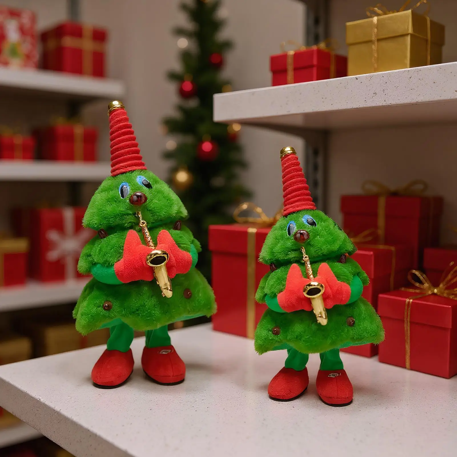 Электрическая танцевальная рождественская елка, анимированная музыкальная мягкая игрушка с огнями для детей, рождественский подарок, вечерние, домашние праздничные украшения 
Электрическая танцевальная рождественская елка, анимированная музыкальная мягкая игрушка с огнями для детей, рождественский подарок, вечерние, домашние праздничные украшения