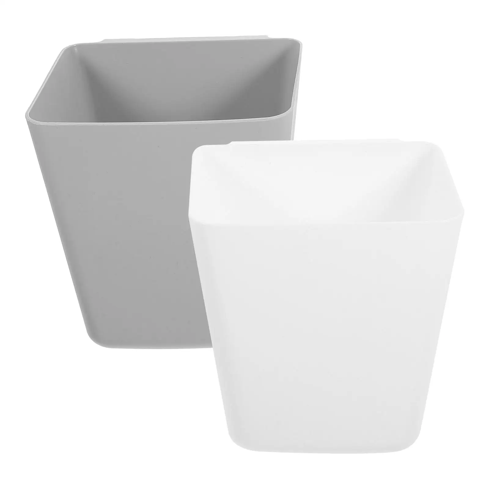 2 Pcs Storage Baskets Hanging Containers Kitchen Cups Organizer Utility Cart Home Mini Bucket White Grey PP Material Compact
2 Pcs Storage Baskets Hanging Containers Kitchen Cups Organizer Utility Cart Home Mini Bucket White Grey PP Material Compact