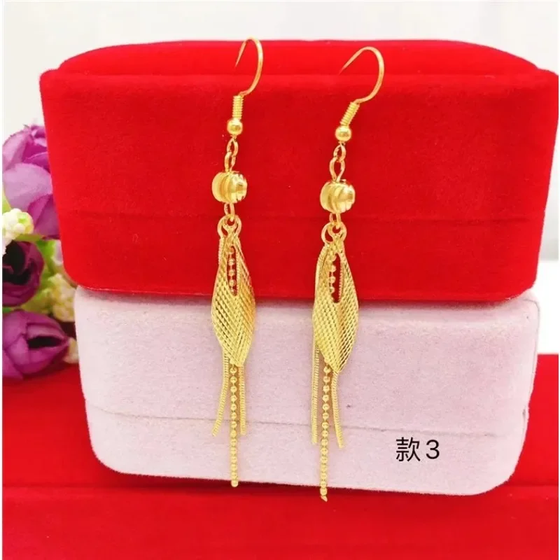 GoldNouveau 24K real gold summer tassel earrings for women's fashion 9999 real gold earrings flower gold jewelry accessories
GoldNouveau 24K real gold summer tassel earrings for women's fashion 9999 real gold earrings flower gold jewelry accessories