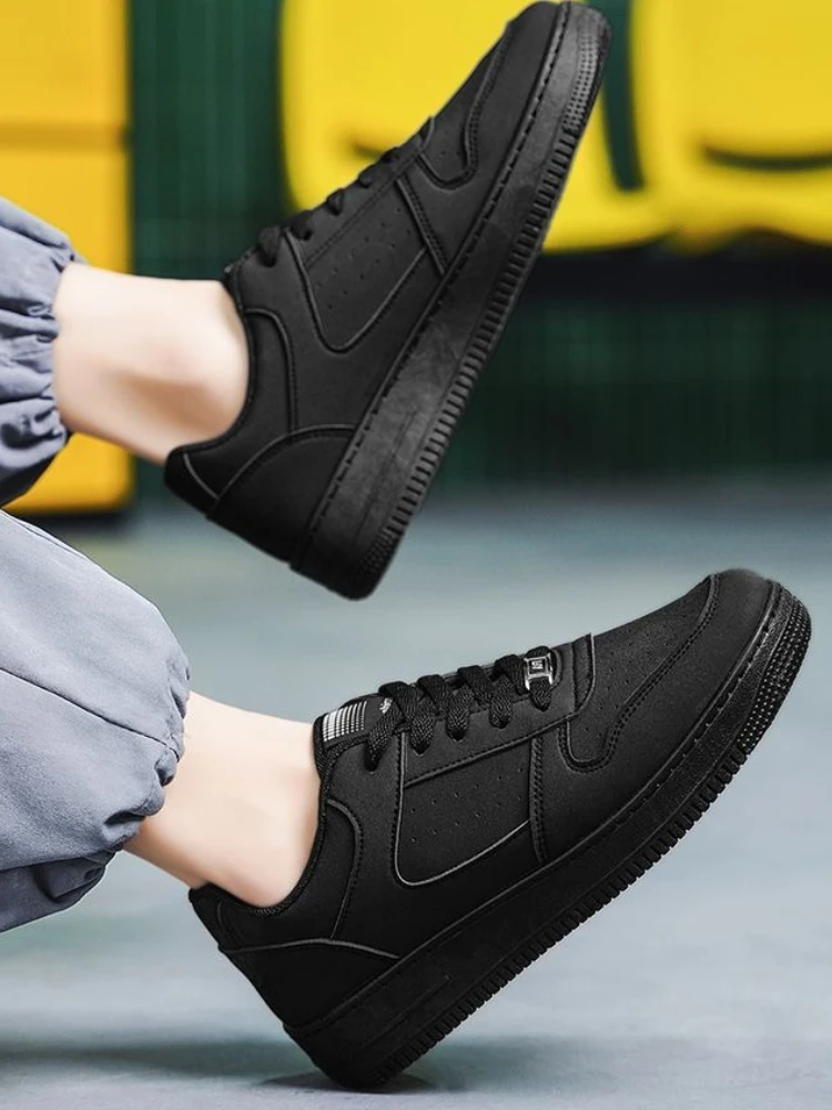 Кроссовки на плоской подошве, черная мужская обувь на шнуровке, размер 44, акция, дешевая жидкость, дышащая роскошная распродажа, повседневная обувь для мужчин
Кроссовки на плоской подошве, черная мужская обувь на шнуровке, размер 44, акция, дешевая жидкость, дышащая роскошная распродажа, повседневная обувь для мужчин