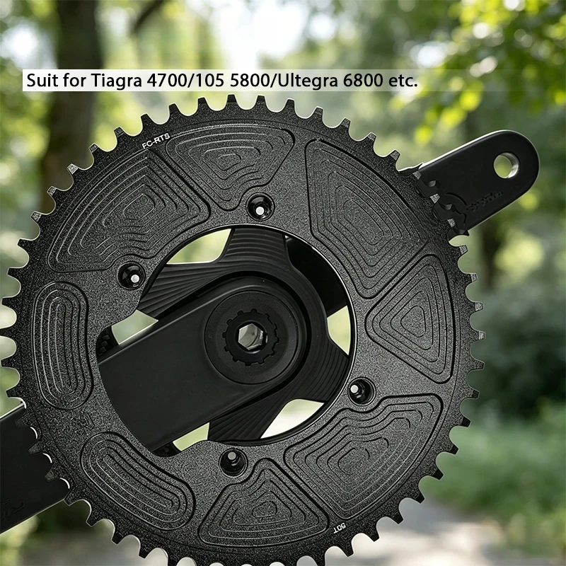 For BUCKLOS 110BCD Road Bike Chainring 46T-58T 10/11 Speed Single Chainwheel Compatible with SHIMANO Tiagra 4700 105 5800 Ultegr
For BUCKLOS 110BCD Road Bike Chainring 46T-58T 10/11 Speed Single Chainwheel Compatible with SHIMANO Tiagra 4700 105 5800 Ultegr