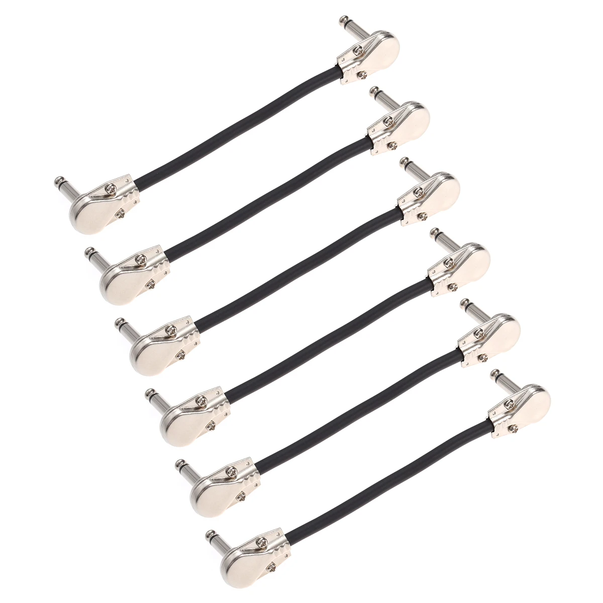 6PCS Effect Cable Right Angle Heavy Duty Oxygen-Free Copper Bass Electric Guitar Keyboard Instrument Cables Low
6PCS Effect Cable Right Angle Heavy Duty Oxygen-Free Copper Bass Electric Guitar Keyboard Instrument Cables Low