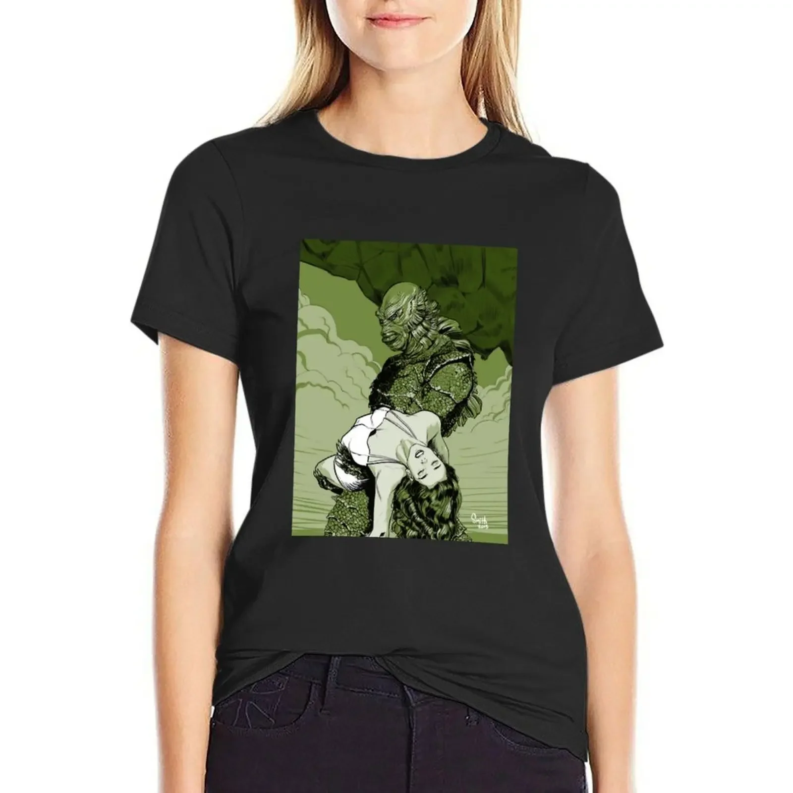 the creature from the black lagoon T-Shirt hippie clothes Short sleeve tee plain cat shirts for Women
the creature from the black lagoon T-Shirt hippie clothes Short sleeve tee plain cat shirts for Women