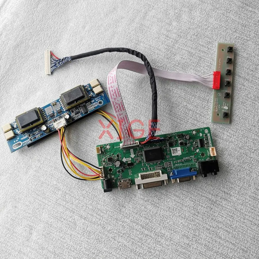 For CLAA216WA01 M185B1-L01 LCD Display Screen Controller Drive Board DIY Kit 4-CCFL LVDS 30-Pins 1366*768 1366x768 HDMI+DVI+VGA
For CLAA216WA01 M185B1-L01 LCD Display Screen Controller Drive Board DIY Kit 4-CCFL LVDS 30-Pins 1366*768 1366x768 HDMI+DVI+VGA