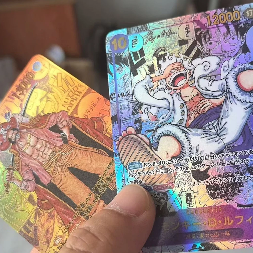 BLBU One Piece TCG Luffy Collection Card OPCG Embossed Colorful Flash Cards Gol D Roger Japanese Version Gifts for Children
BLBU One Piece TCG Luffy Collection Card OPCG Embossed Colorful Flash Cards Gol D Roger Japanese Version Gifts for Children