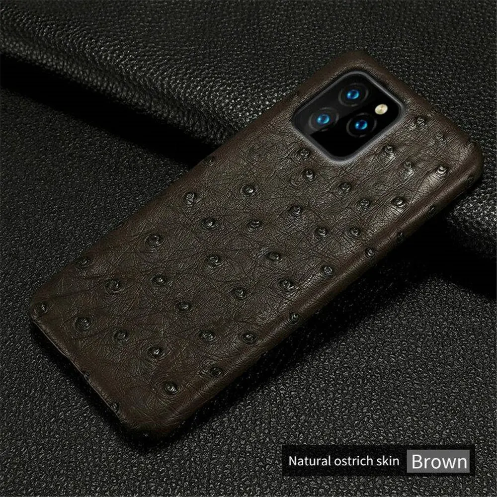 Matte Luxury Natural Ostrich Skin Leather Case for iPhone 14 Pro Max 15 16 Business Cover
Matte Luxury Natural Ostrich Skin Leather Case for iPhone 14 Pro Max 15 16 Business Cover