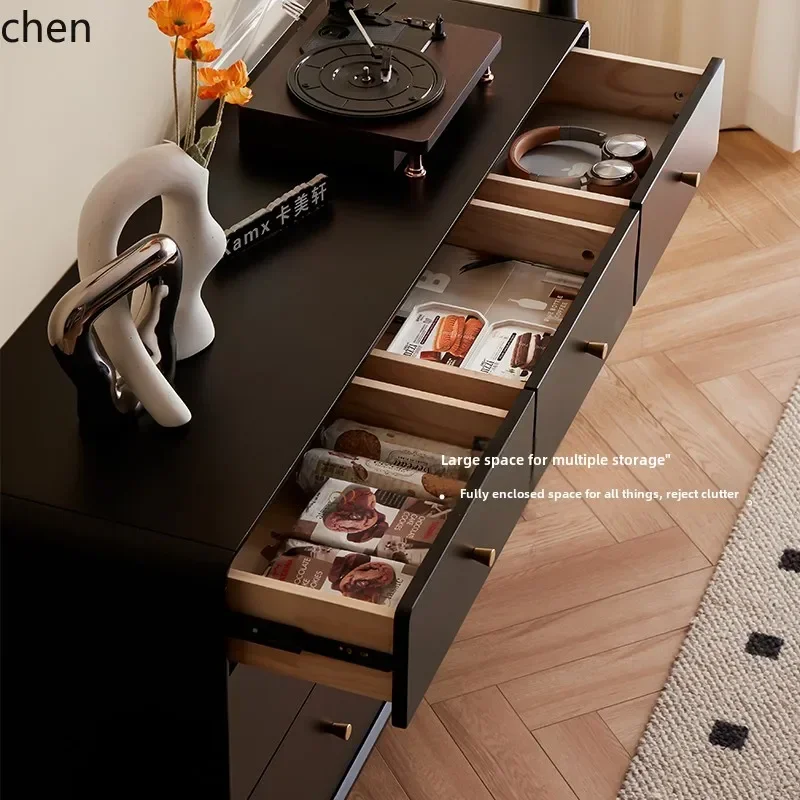 TQH7.2 solid wood bedroom seven chest cabinets, bedside storage lockers, living room retro wall chest
TQH7.2 solid wood bedroom seven chest cabinets, bedside storage lockers, living room retro wall chest