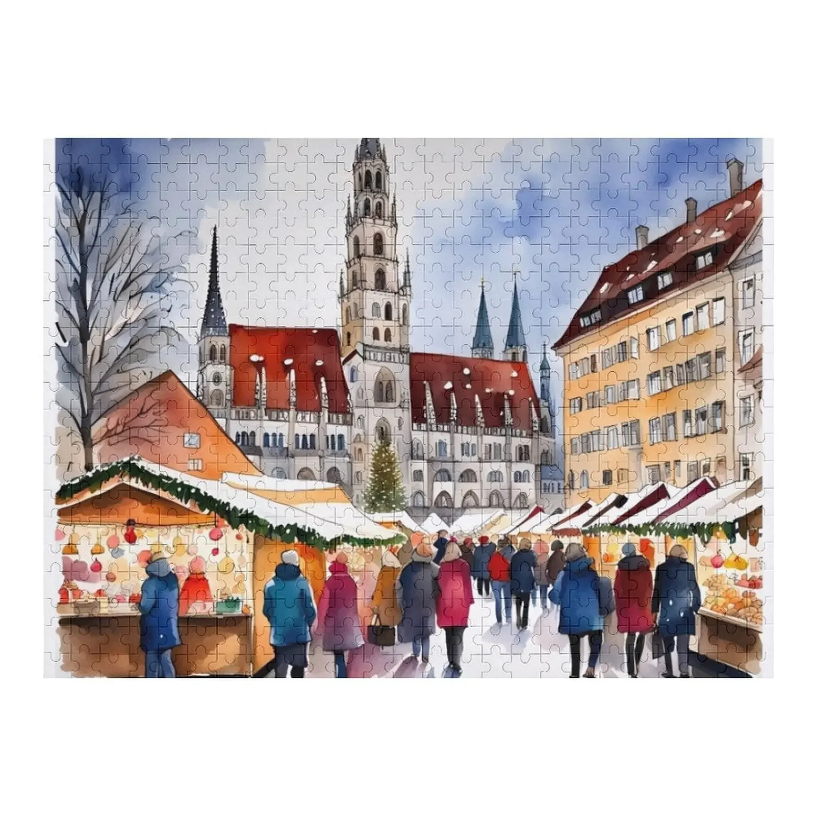 Christmas in Munich Jigsaw Puzzle Game Children For Children Custom Wooden Gift Personalized Gift Married Puzzle 
Christmas in Munich Jigsaw Puzzle Game Children For Children Custom Wooden Gift Personalized Gift Married Puzzle