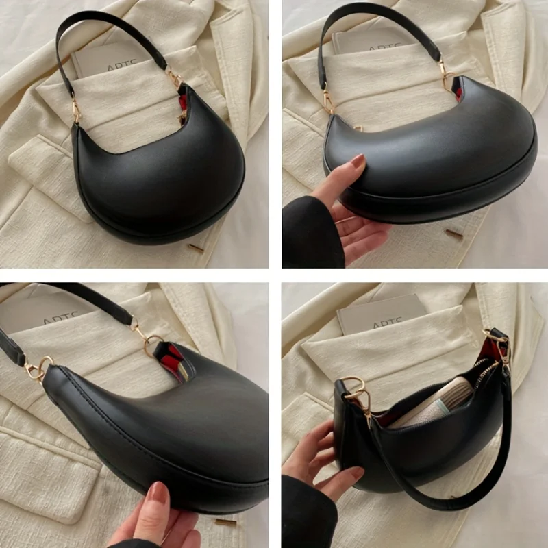 Women's Bag Shoulder Bags Women Moon-shaped Baseball NEW Fashion Luxury Women's Single Shoulder Bag
Women's Bag Shoulder Bags Women Moon-shaped Baseball NEW Fashion Luxury Women's Single Shoulder Bag