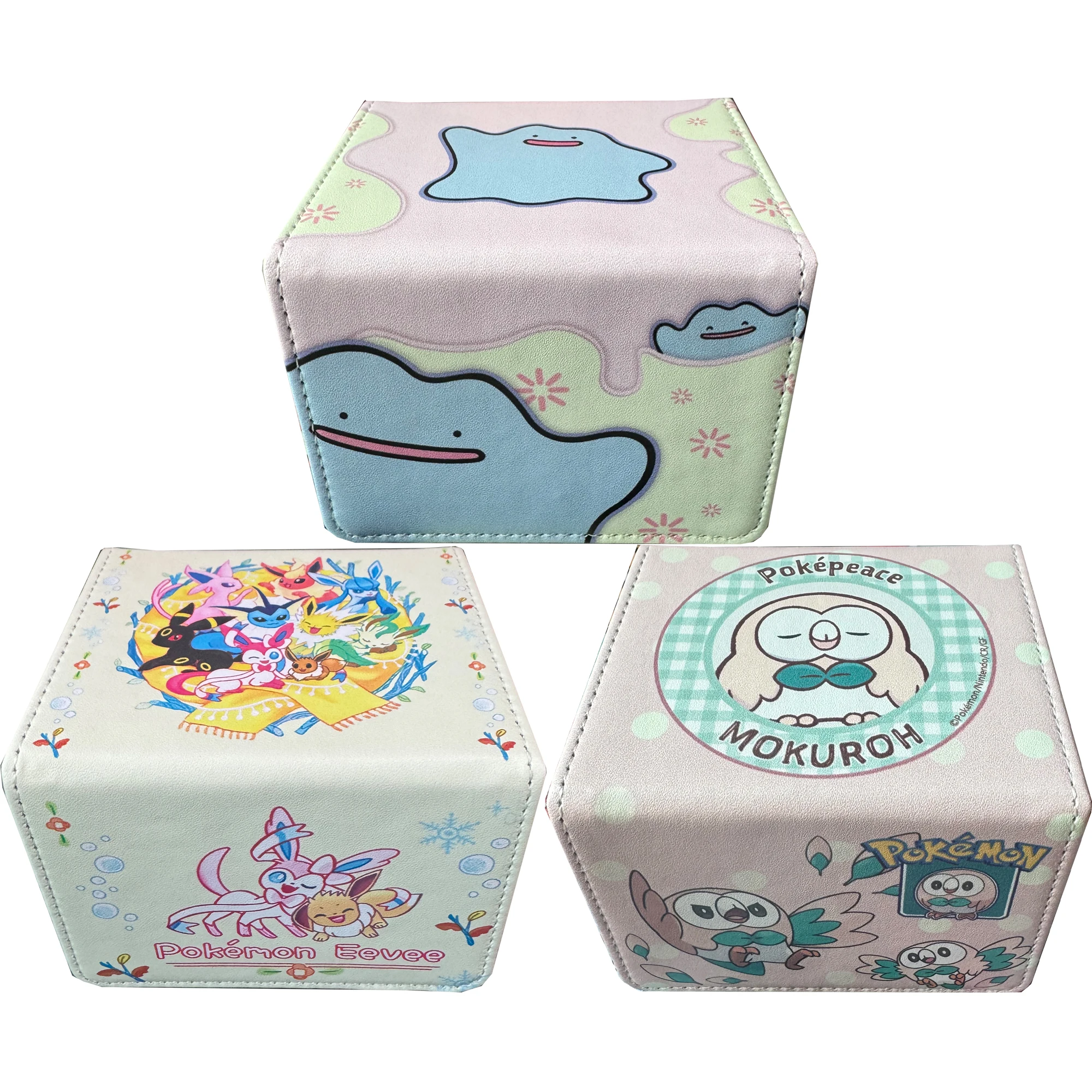 Коробка для хранения карт PTCG Rowlet DIY (сделай сам), милая, из высококачественной кожи, с магнитной застежкой, для карт OPCG/PTCG Ditto/Eeveelution, подарок, игрушка
Коробка для хранения карт PTCG Rowlet DIY (сделай сам), милая, из высококачественной кожи, с магнитной застежкой, для карт OPCG/PTCG Ditto/Eeveelution, подарок, игрушка