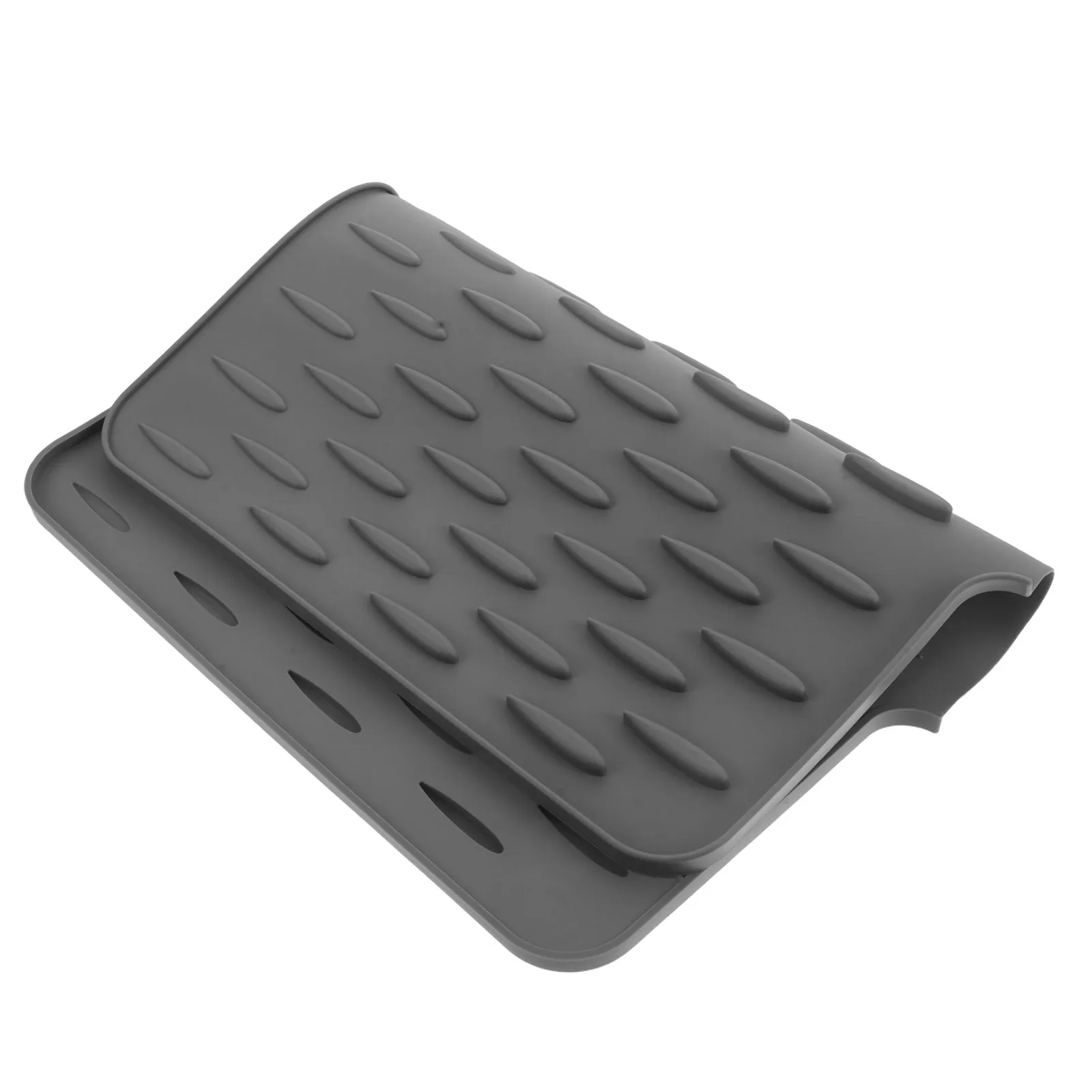 Гибкий водонепроницаемый силиконовый коврик для раковины, серый, нескользящий, для сушки посуды, кружек, бутылок, быстрое отведение воды
Гибкий водонепроницаемый силиконовый коврик для раковины, серый, нескользящий, для сушки посуды, кружек, бутылок, быстрое отведение воды