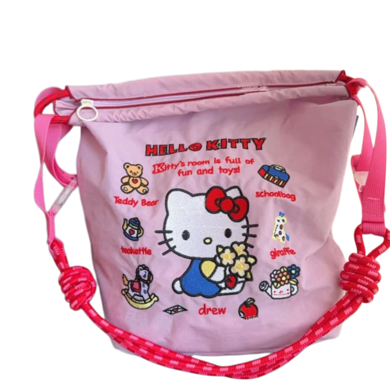 Sanrio Bucket Bag Kawaii Hello Kitty Shoulder Bucket Bag Crossbody Canvas Single Shoulder Cute Girl Exquisite Holiday Gift
Sanrio Bucket Bag Kawaii Hello Kitty Shoulder Bucket Bag Crossbody Canvas Single Shoulder Cute Girl Exquisite Holiday Gift