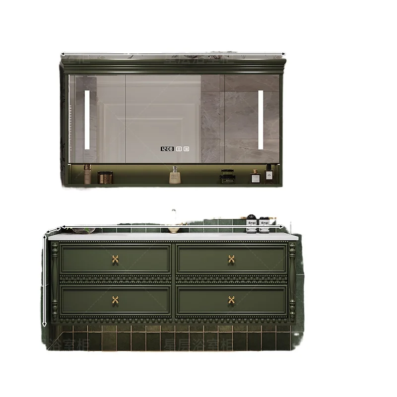 French bathroom cabinet combination rock slab hot bending integrated basin wash basin port style toilet washstand
French bathroom cabinet combination rock slab hot bending integrated basin wash basin port style toilet washstand