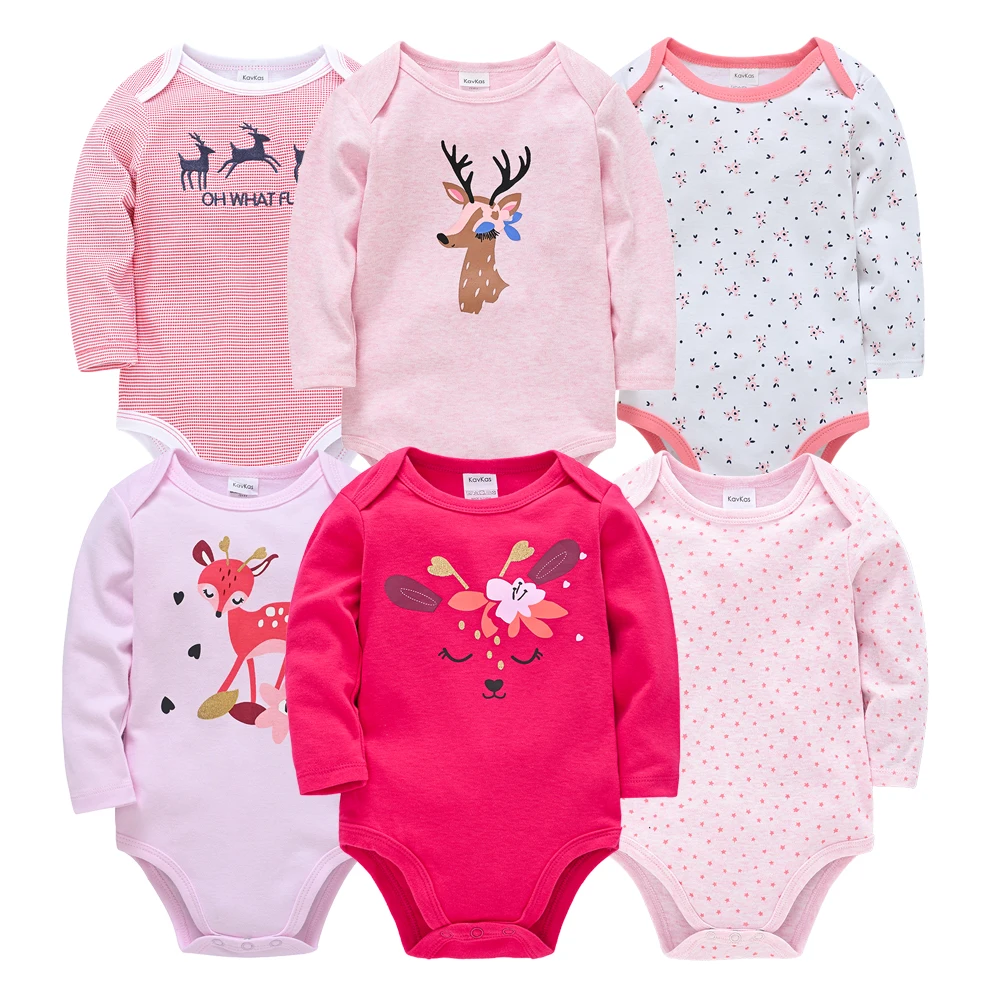 3/6 Pcs/Set Baby Girls Clothing Set Red Deer Christmas Cute Printing Baby Bodysuit Long Sleeve Kids Rompers Cotton for 3-24M
3/6 Pcs/Set Baby Girls Clothing Set Red Deer Christmas Cute Printing Baby Bodysuit Long Sleeve Kids Rompers Cotton for 3-24M