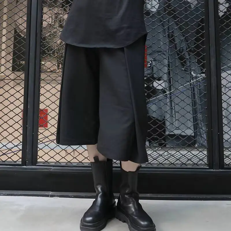 Ladies Wide Leg Pants Summer New Classic Black Fashion Trend Simple Loose Casual Large Size Cropped Pants
Ladies Wide Leg Pants Summer New Classic Black Fashion Trend Simple Loose Casual Large Size Cropped Pants
