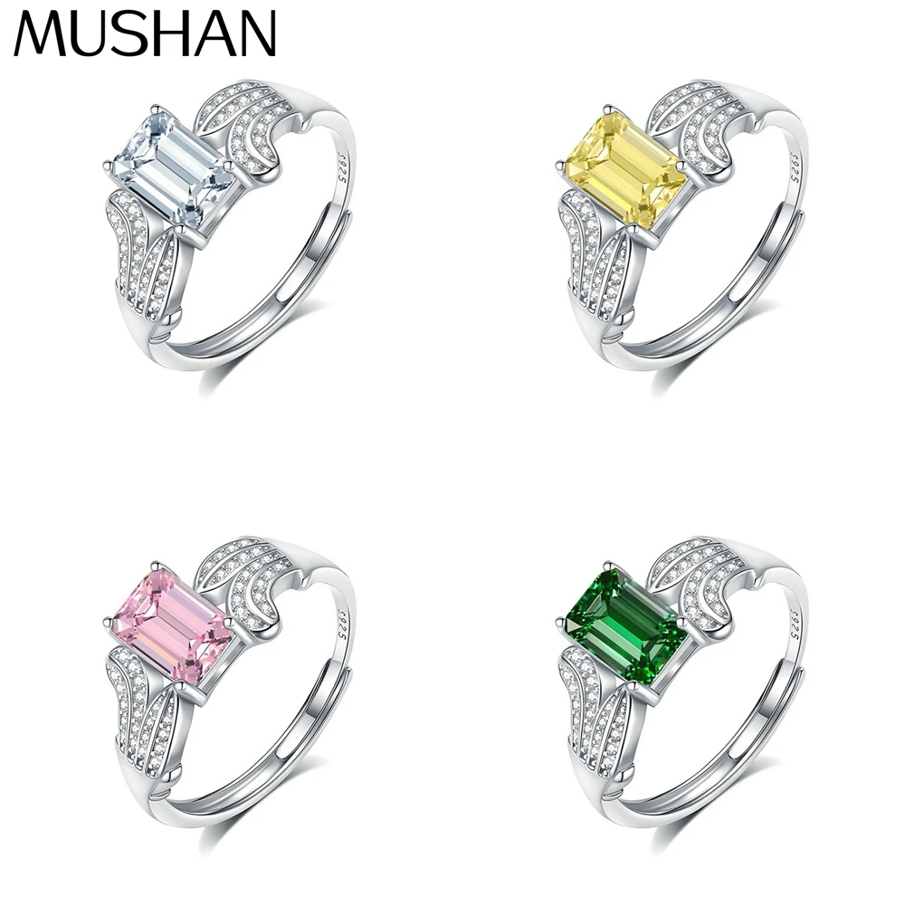 MuShan Jewelry 925 Sterling Silver Ring Wedding Band High Carbon Diamond Her Gift Daughter Gift Women Rings Fine Jewelry
MuShan Jewelry 925 Sterling Silver Ring Wedding Band High Carbon Diamond Her Gift Daughter Gift Women Rings Fine Jewelry