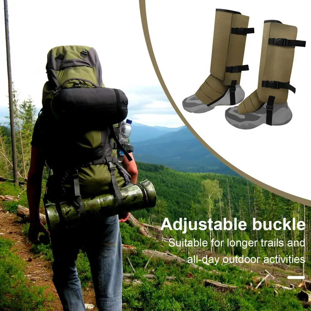 Camping Leggings Durable Waterproof Leg Gaiters for Camping Hiking with Quick Release Buckle Adjustable Size Bite for Outdoor
Camping Leggings Durable Waterproof Leg Gaiters for Camping Hiking with Quick Release Buckle Adjustable Size Bite for Outdoor