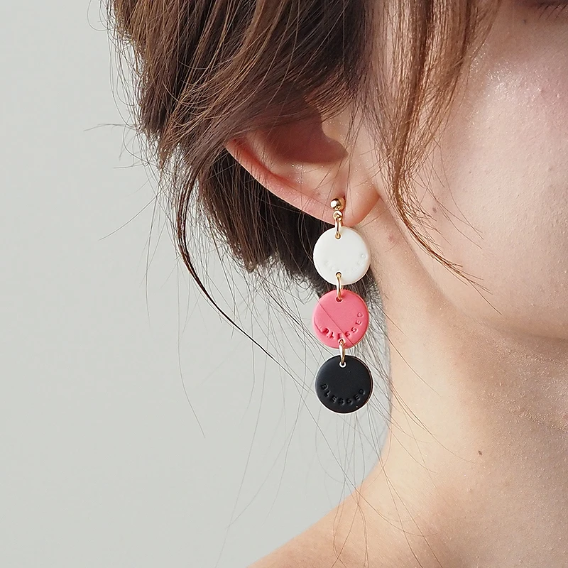 Multi Single Solid Colors Linked Dangle Fashion Trendy Cute Blessed Polymer Clay Earrings Studs Sets Jewelry Accessories Gift
Multi Single Solid Colors Linked Dangle Fashion Trendy Cute Blessed Polymer Clay Earrings Studs Sets Jewelry Accessories Gift