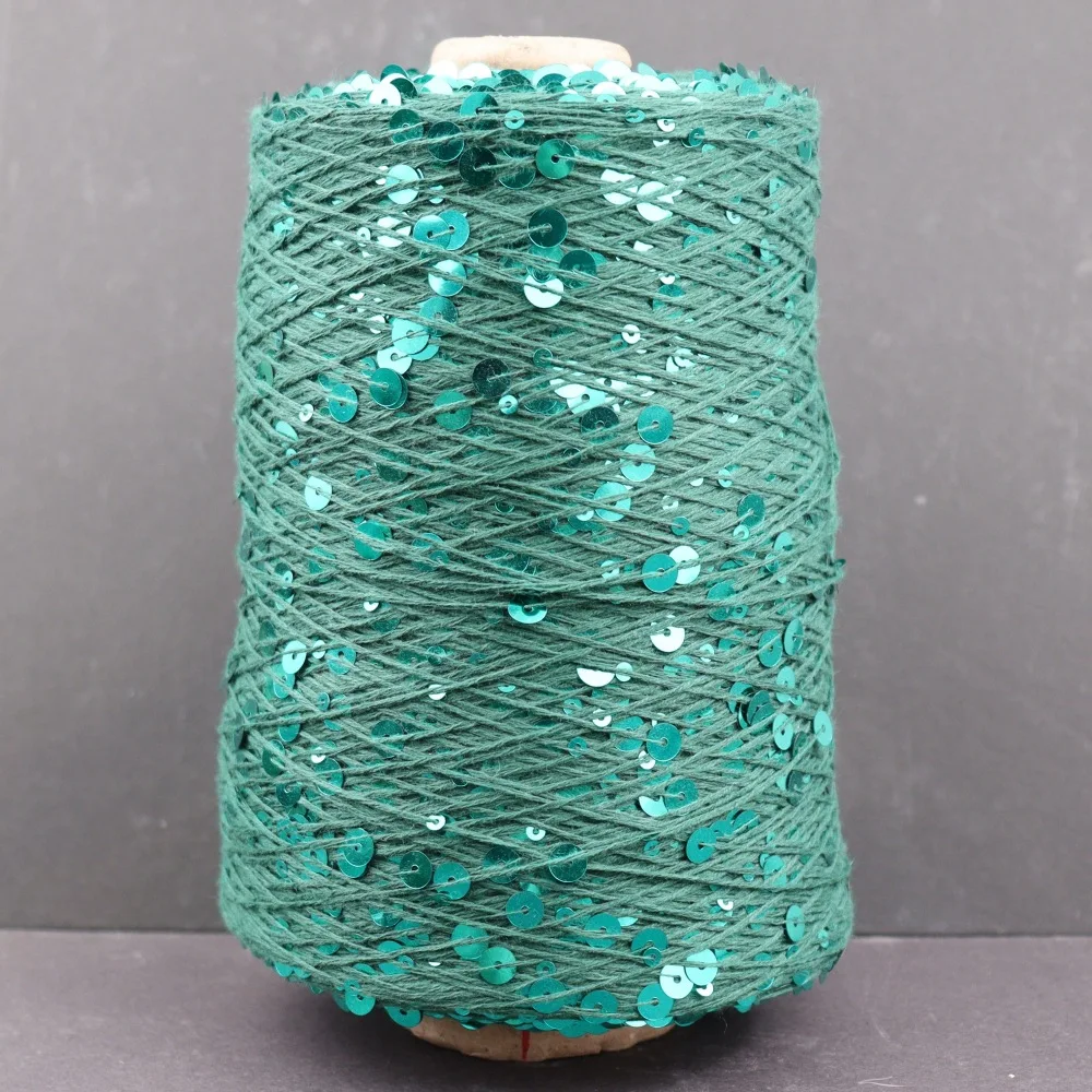 1000 г/3200 м 100% хлопчатобумажная пряжа 6 мм + 3 мм специальная пряжа с блестками DIY вязаные аксессуары для одежды тряпичная пряжа для вязания кукол
1000 г/3200 м 100% хлопчатобумажная пряжа 6 мм + 3 мм специальная пряжа с блестками DIY вязаные аксессуары для одежды тряпичная пряжа для вязания кукол