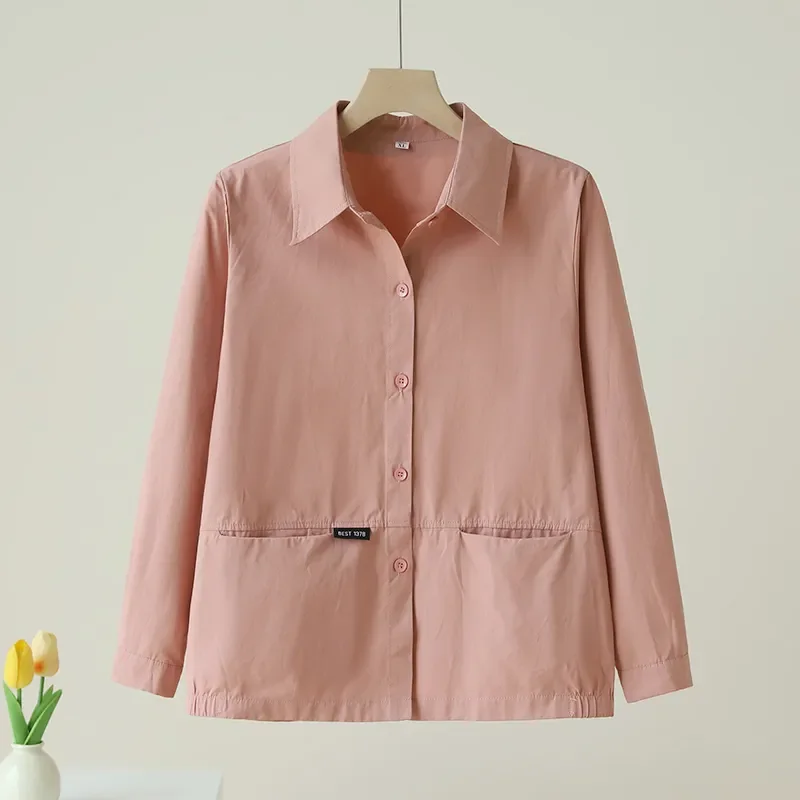 Women's Short Jacket Spring Autumn New Solid Color Casual High-end Plus Size Versatile Shirt Blouse
Women's Short Jacket Spring Autumn New Solid Color Casual High-end Plus Size Versatile Shirt Blouse