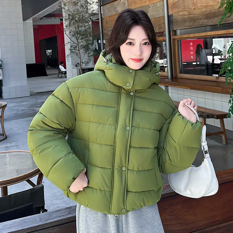 Parkas Women's Winter Jacket Coat 2026 New Loose Thicke Warm Down Cotton Clothes Female Hooded Cotton Padded Jacket Outerwear
Parkas Women's Winter Jacket Coat 2026 New Loose Thicke Warm Down Cotton Clothes Female Hooded Cotton Padded Jacket Outerwear