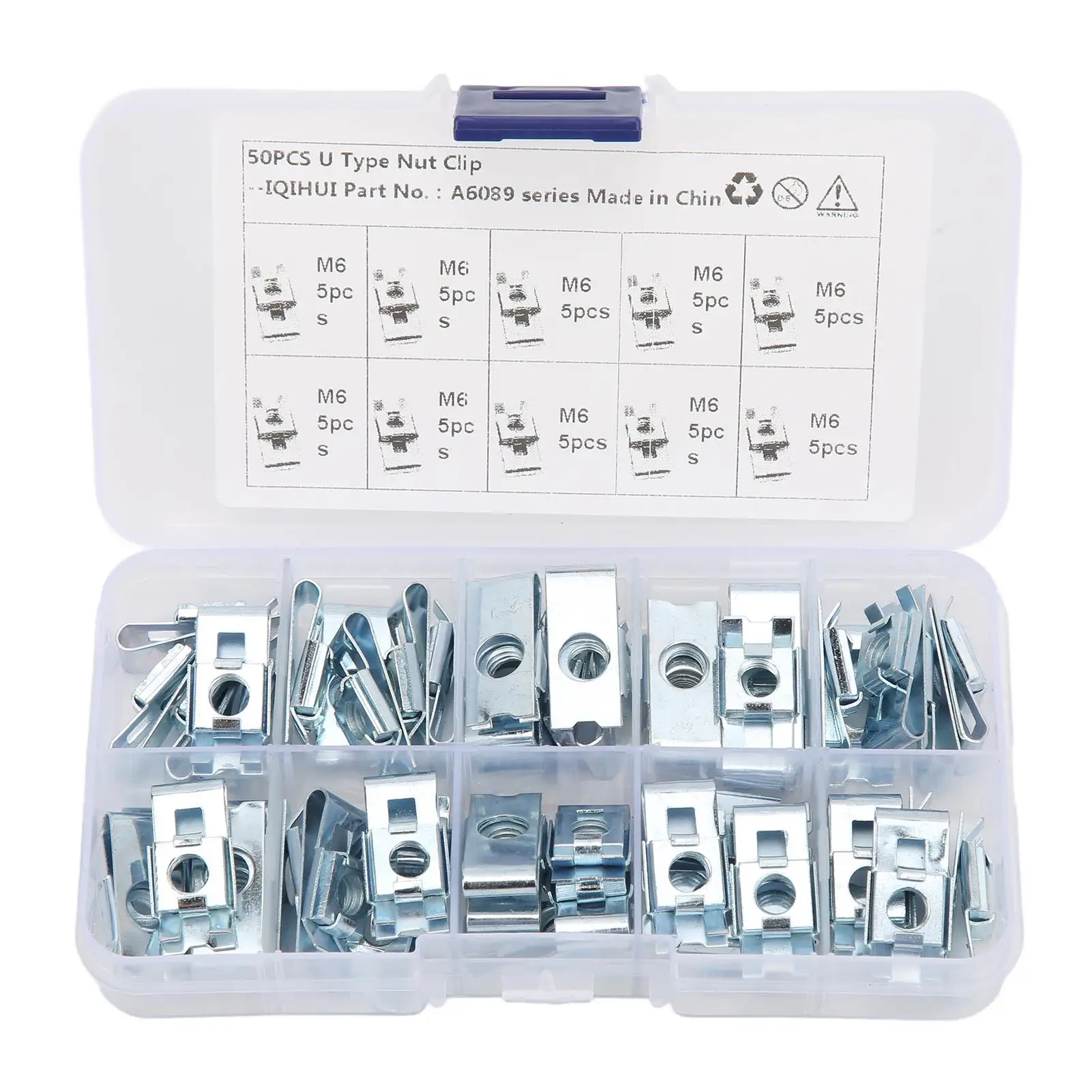 U Type for car Fastener Clips - Easy Install M6 U Shaped Nut for Body Panel Repair
U Type for car Fastener Clips - Easy Install M6 U Shaped Nut for Body Panel Repair