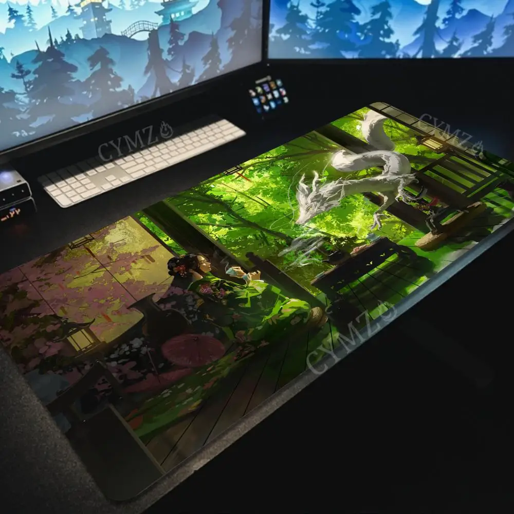 Фэнтези аниме иллюстрация большой коврик для мыши настольный коврик игровой коврик нескользящий сшитый край девушка и белый дракон настольные коврики muismat
Фэнтези аниме иллюстрация большой коврик для мыши настольный коврик игровой коврик нескользящий сшитый край девушка и белый дракон настольные коврики muismat