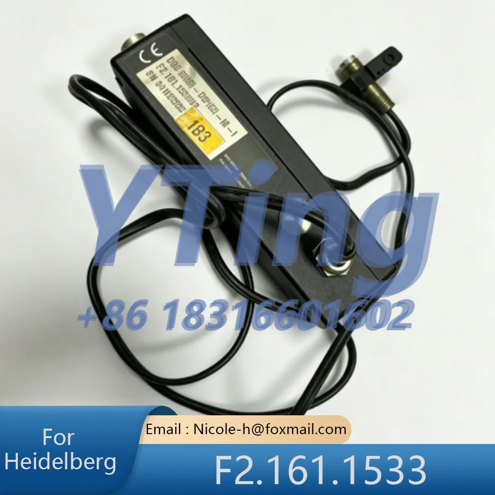 Original Disassembly of Heidelberg Printing Machine Accessories, Dual Sheet Electric Eye Dual Sheet Controller F2.161.1533
Original Disassembly of Heidelberg Printing Machine Accessories, Dual Sheet Electric Eye Dual Sheet Controller F2.161.1533