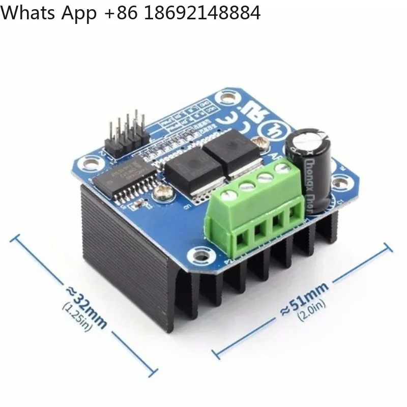 High Power Intelligent Car Motor Drive Module BTS7960 43A
High Power Intelligent Car Motor Drive Module BTS7960 43A