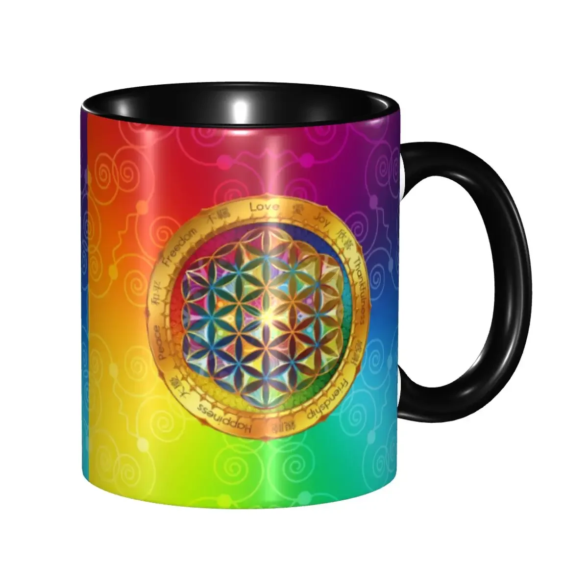 The Flower Of Life Coffee Mug DIY Customized Sacred Geometry Mandala Ceramic Tea Milk Mug Cup
The Flower Of Life Coffee Mug DIY Customized Sacred Geometry Mandala Ceramic Tea Milk Mug Cup