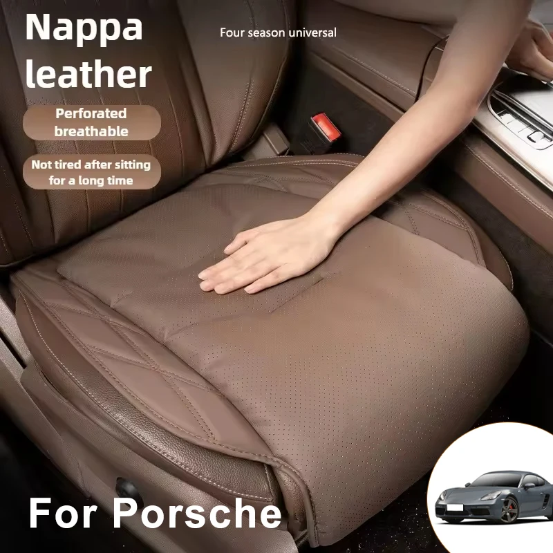 New Car Seat Cushion Waist Cushion For Porsche Breathable and Ventilated Nappa Leather All Season Front Seat Cushion
New Car Seat Cushion Waist Cushion For Porsche Breathable and Ventilated Nappa Leather All Season Front Seat Cushion