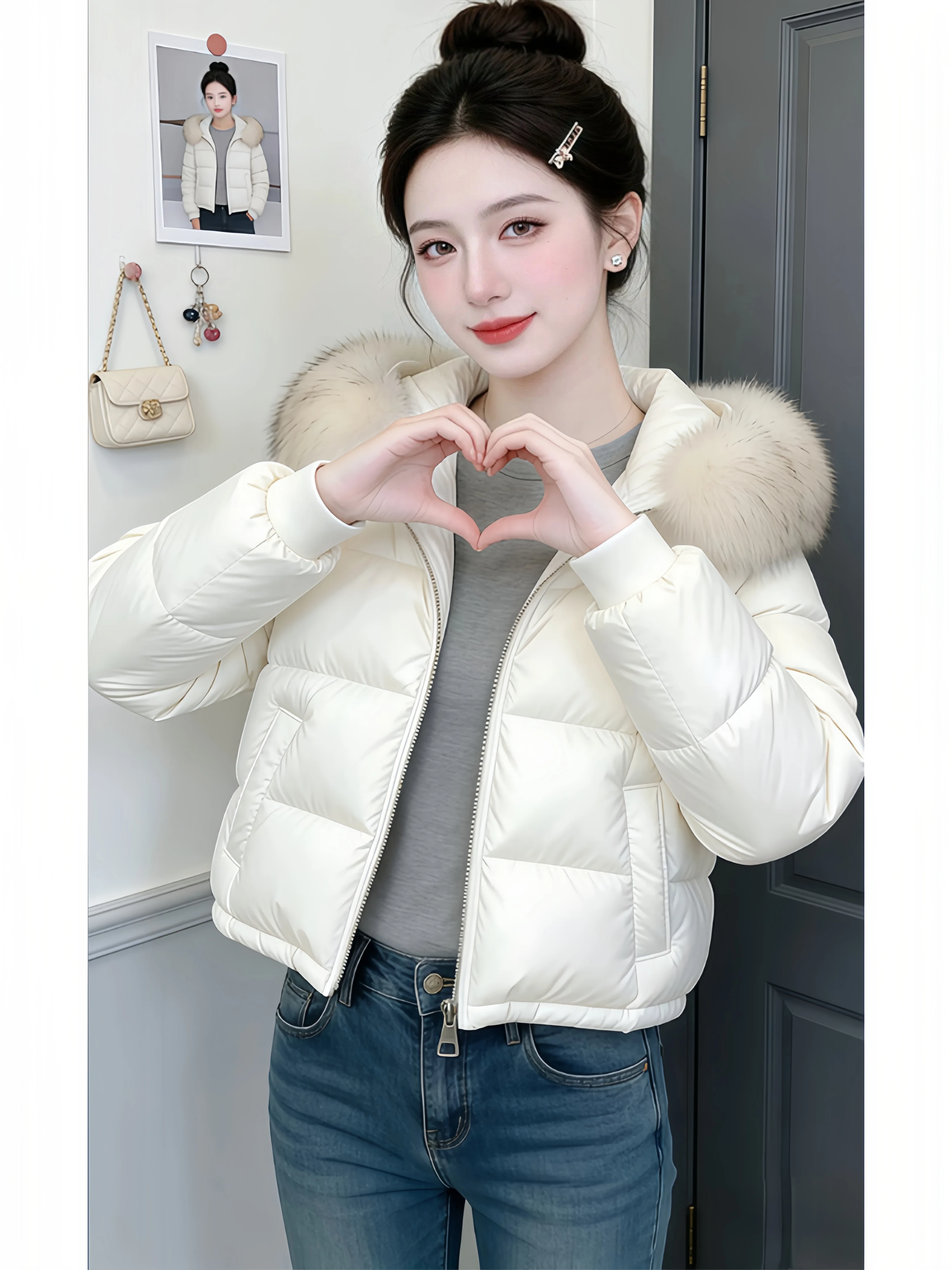 Winter Thickened Warm Cotton Jacket Women's Maturity Style Anti-Aging Bread Design Sense Cotton Coat Outerwear Korean Loose Fit
Winter Thickened Warm Cotton Jacket Women's Maturity Style Anti-Aging Bread Design Sense Cotton Coat Outerwear Korean Loose Fit