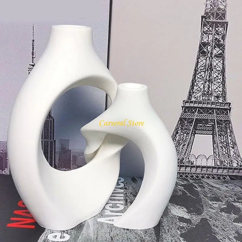 M4YF 2PCS Elegant Abstract Vase Molds Silicone Texture Silicone Crafting Molds Perfect for Planter and Cement Projects
M4YF 2PCS Elegant Abstract Vase Molds Silicone Texture Silicone Crafting Molds Perfect for Planter and Cement Projects