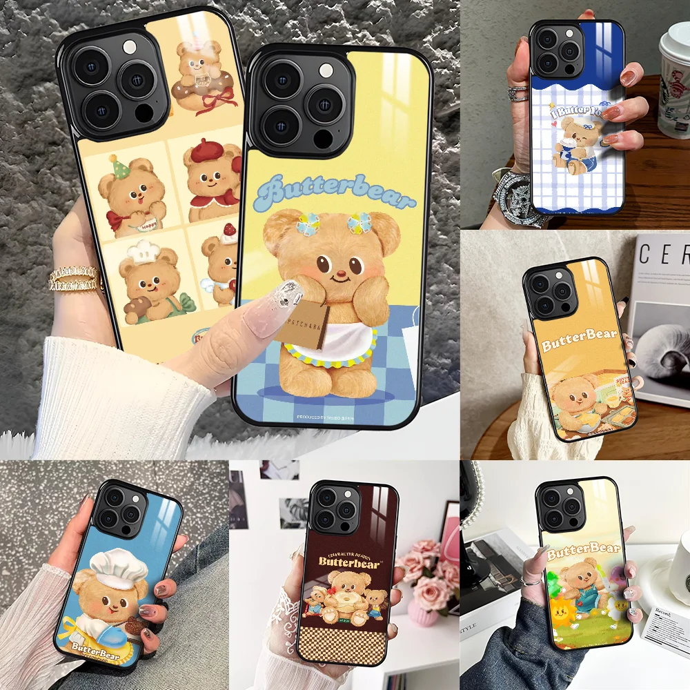 Cute B-Butter B-Bear Phone Case For iPhone 16 15 14 13 12 11 Pro Max Plus Mini Magnetic Magsafe Wireless Charging Cover
Cute B-Butter B-Bear Phone Case For iPhone 16 15 14 13 12 11 Pro Max Plus Mini Magnetic Magsafe Wireless Charging Cover