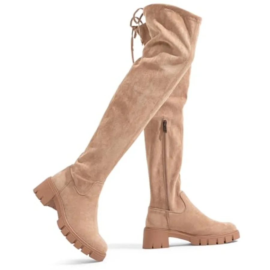Jeossy Women's 0 Over The Knee High Boots Platform Thigh High Round Toe Long Boots
Jeossy Women's 0 Over The Knee High Boots Platform Thigh High Round Toe Long Boots